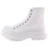Alexander Mcqueen Canvas High-top Sneakers In White