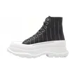 Alexander Mcqueen 70mm Lace-up Chunky Sneakers In Black