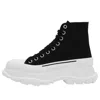 Alexander Mcqueen (wmns)  Tread Slick Lace Up Boot 'black White'