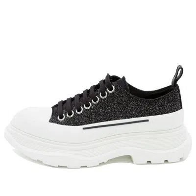 Alexander Mcqueen (wmns)  Tread Slick Lace Up Low 'galaxy Black'