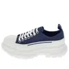Alexander Mcqueen (wmns)  Tread Slick Lace Up Sneakers 'blue Denim'