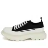 Alexander Mcqueen (wmns)  Tread Slick Low Lace Up 'black White'
