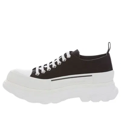 Alexander Mcqueen (wmns)  Tread Slick Low Lace Up 'black White' Fw21 In Multi
