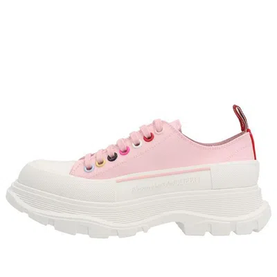 Alexander Mcqueen (wmns)  Tread Slick Low Lace Up 'pink Multicolor'