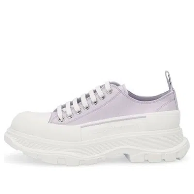 Alexander Mcqueen (wmns)  Tread Slick Sneakers 'lilac White' In Multi
