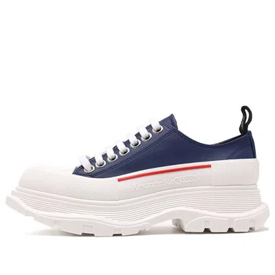 Alexander Mcqueen (wmns)  Tread Slick Sneakers 'navy White Red'