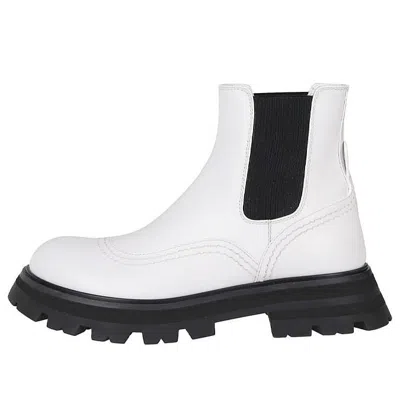 Alexander Mcqueen (wmns)  Wander Chelsea Boots 'white Black'