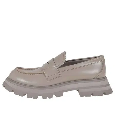 Alexander Mcqueen (wmns)  Wander Leather Loafers 'brown Grey'