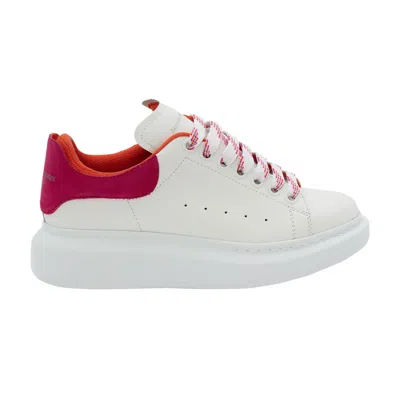 Pre-owned Alexander Mcqueen Wmns Oversized Sneaker 'hot Pink' In White