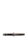 Alexander Mcqueen Woman Black Belts In Black