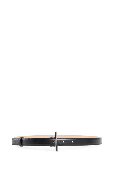 Alexander Mcqueen Woman Black Belts
