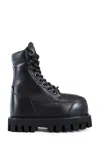Alexander Mcqueen Combat Boots In Black