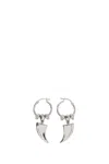 Alexander Mcqueen Tiger Claw Earrings In Black