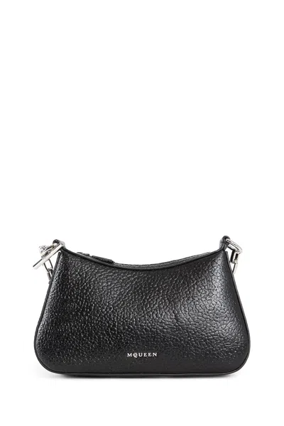 Alexander Mcqueen Woman Black Shoulder Bags