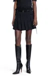 Alexander Mcqueen Woman Black Skirts In Black