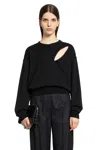 Alexander Mcqueen Cotton Crew-neck Sweatshirt In Black