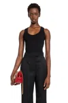 Alexander Mcqueen Sleeveless Vest In Black