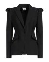 Alexander Mcqueen Women's Wool Jacket In Black