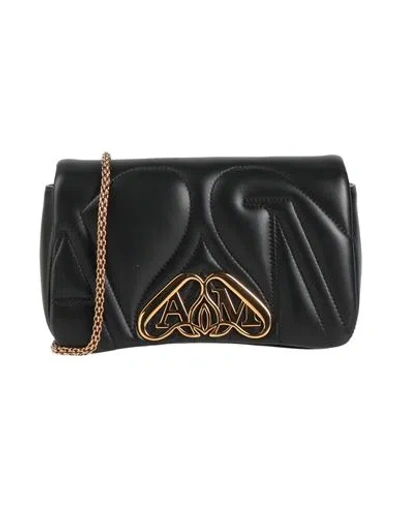 Alexander Mcqueen Woman Cross-body Bag Black Size - Leather