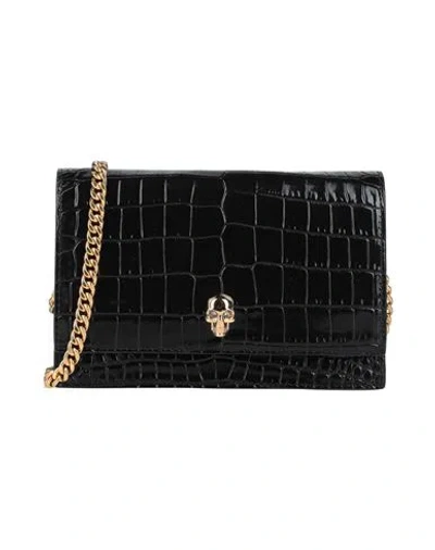 Alexander Mcqueen Woman Cross-body Bag Black Size - Soft Leather In Black