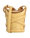 Alexander Mcqueen Woman Cross-body Bag Mustard Size - Leather In Yellow