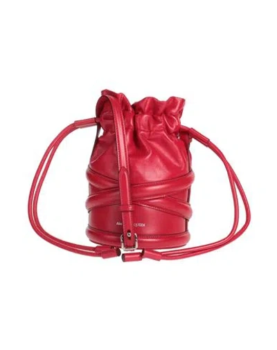 Alexander Mcqueen Woman Cross-body Bag Red Size - Soft Leather In Red