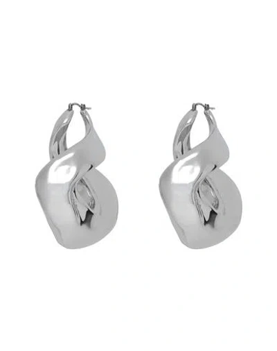 Alexander Mcqueen Woman Earrings Silver Size - Metal In White