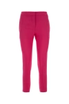 Alexander Mcqueen Fuchsia Crepe Pant In Pink