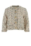 Alexander Mcqueen Multicolor Tweed Blazer In Multicolor