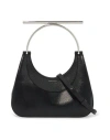 Alexander Mcqueen Mcqueen T-bar Crossbar Leather Handbag In Black