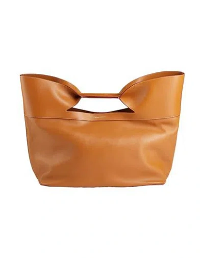 Alexander Mcqueen Woman Handbag Tan Size - Soft Leather In Brown