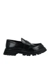 Alexander Mcqueen Woman Loafers Black Size 8 Soft Leather