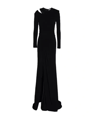 Alexander Mcqueen Woman Maxi Dress Black Size 6 Viscose