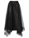 Alexander Mcqueen Woman Midi Skirt Black Size 6 Polyamide