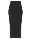 Alexander Mcqueen Woman Midi Skirt Black Size M Wool, Polyester