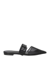 Alexander Mcqueen Mcqueen 'punk' Mules In Black