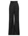 Alexander Mcqueen Pinstripe Wide-leg Trousers In Black