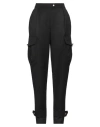 Alexander Mcqueen Wool-cotton Blend Cargo Pants In Black
