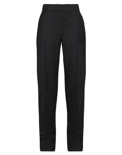 Alexander Mcqueen Pants Mcqueen Woman Color Black In Animal Print