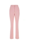 ALEXANDER MCQUEEN ALEXANDER MCQUEEN WOMAN PASTEL PINK CREPE CIGARETTE PANT