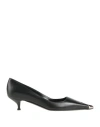 Alexander Mcqueen Punk Metal-toecap Pumps In Black