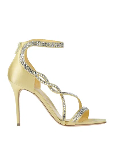 Alexander Mcqueen Sandals In Yellow