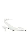 Alexander Mcqueen Woman Sandals White Size 7 Leather