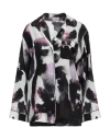 Alexander Mcqueen Silk T-shirt In Black
