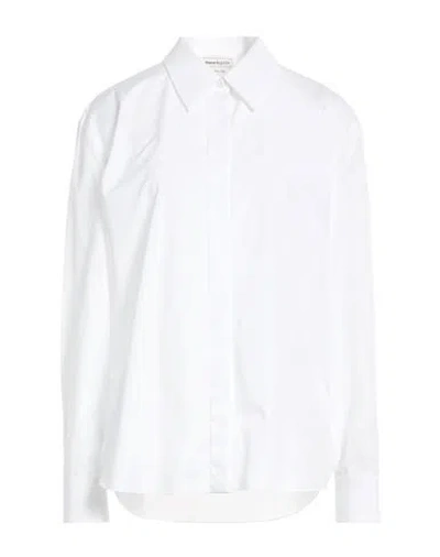 Alexander Mcqueen Woman Shirt White Size 4 Cotton
