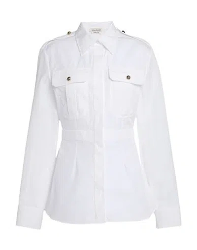 Alexander Mcqueen Cotton Shirt In White