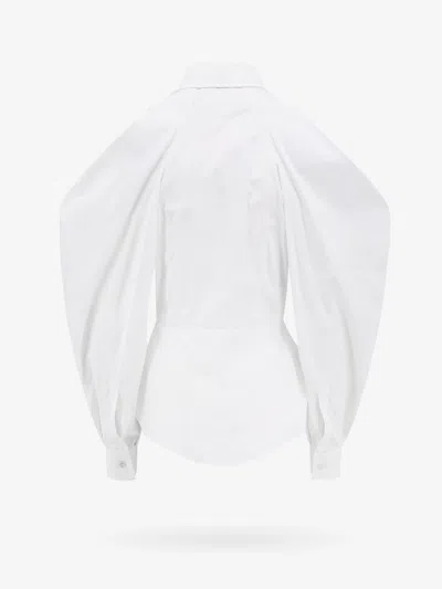 Alexander Mcqueen Woman Shirt Woman White Shirts