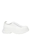 Alexander Mcqueen Woman Sneakers White Size 8 Textile Fibers