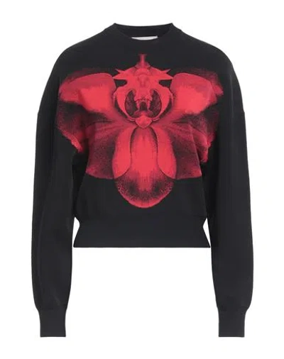 Alexander Mcqueen Woman Sweater Black Size M Viscose, Polyester, Polyamide, Elastane