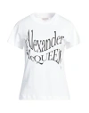 Alexander Mcqueen Alexander Mc Queen Logo Print T Shirt In White